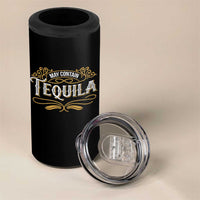 May Contain Tequila 4 in 1 Can Cooler Tumbler Classic Drinking Humor