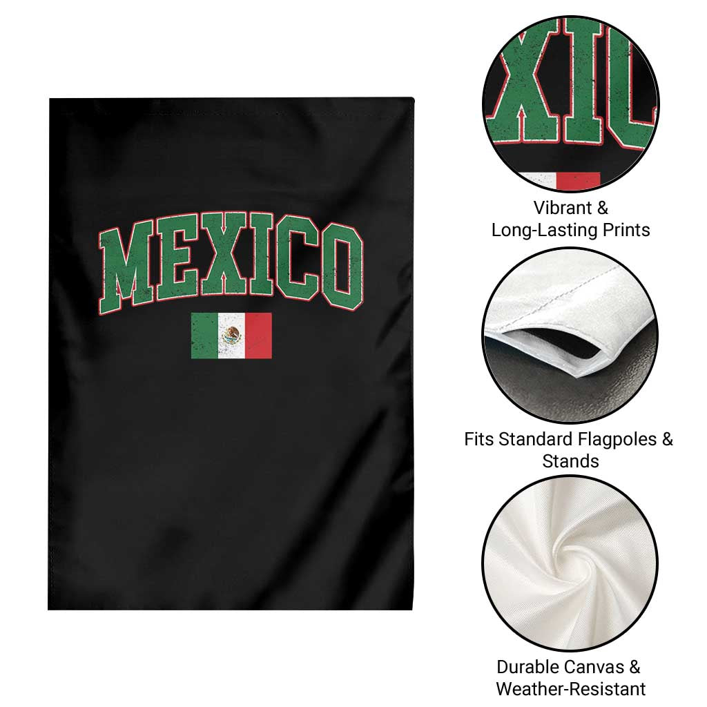 Mexico Flag Vintage Mexican Pride Heritage Garden Flag