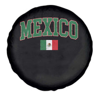 Mexico Flag Vintage Mexican Pride Heritage Spare Tire Cover