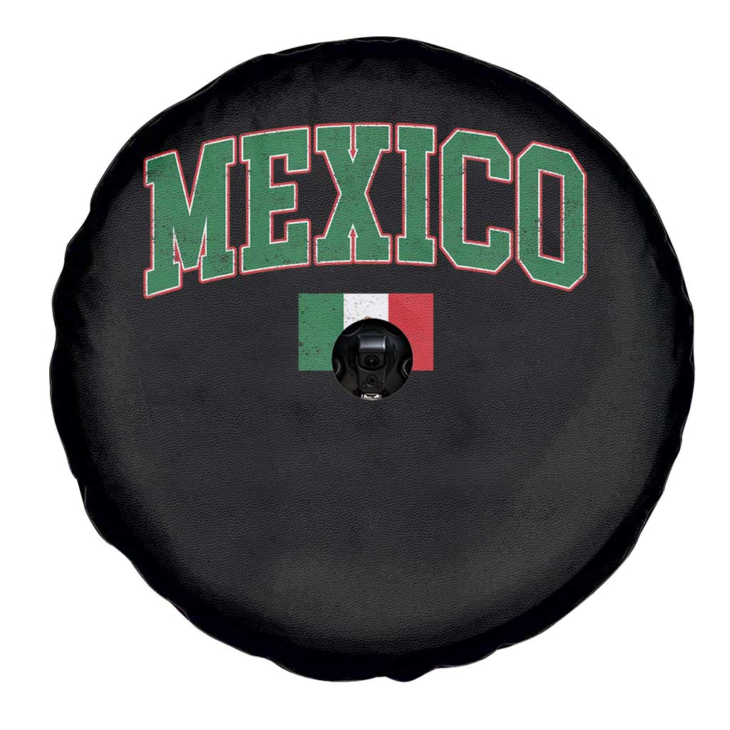 Mexico Flag Vintage Mexican Pride Heritage Spare Tire Cover
