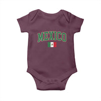 Mexico Flag Vintage Mexican Pride Heritage Baby Onesie