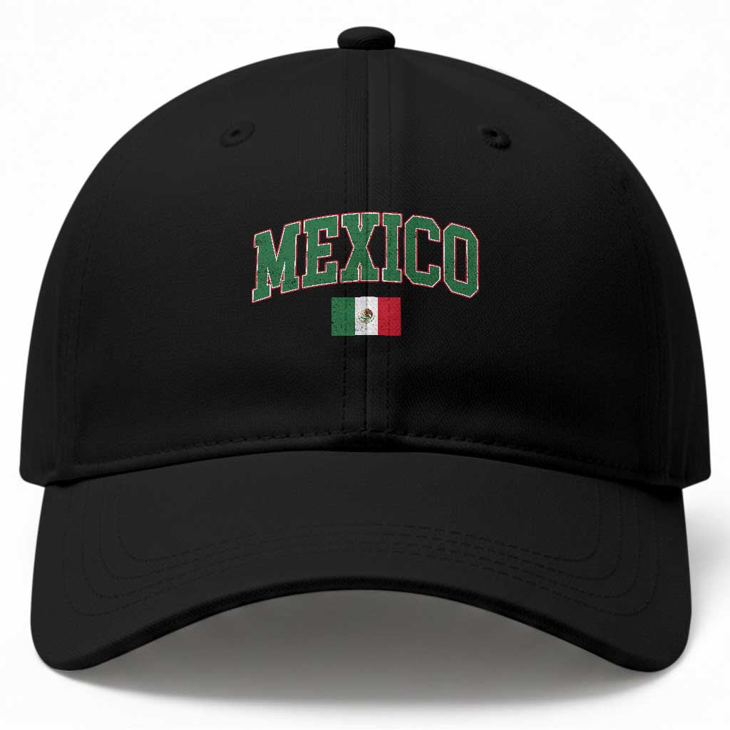 Mexico Flag Vintage Mexican Pride Heritage Baseball Cap