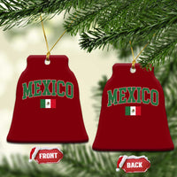 Mexico Flag Vintage Mexican Pride Heritage Ceramic Ornament