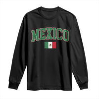 Mexico Flag Vintage Mexican Pride Heritage Long Sleeve Shirt