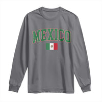 Mexico Flag Vintage Mexican Pride Heritage Long Sleeve Shirt