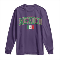 Mexico Flag Vintage Mexican Pride Heritage Long Sleeve Shirt