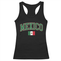 Mexico Flag Vintage Mexican Pride Heritage Racerback Tank Top