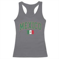 Mexico Flag Vintage Mexican Pride Heritage Racerback Tank Top