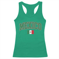 Mexico Flag Vintage Mexican Pride Heritage Racerback Tank Top