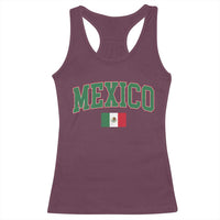Mexico Flag Vintage Mexican Pride Heritage Racerback Tank Top
