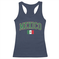 Mexico Flag Vintage Mexican Pride Heritage Racerback Tank Top