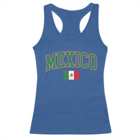 Mexico Flag Vintage Mexican Pride Heritage Racerback Tank Top