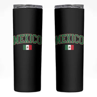 Mexico Flag Vintage Mexican Pride Heritage Skinny Tumbler