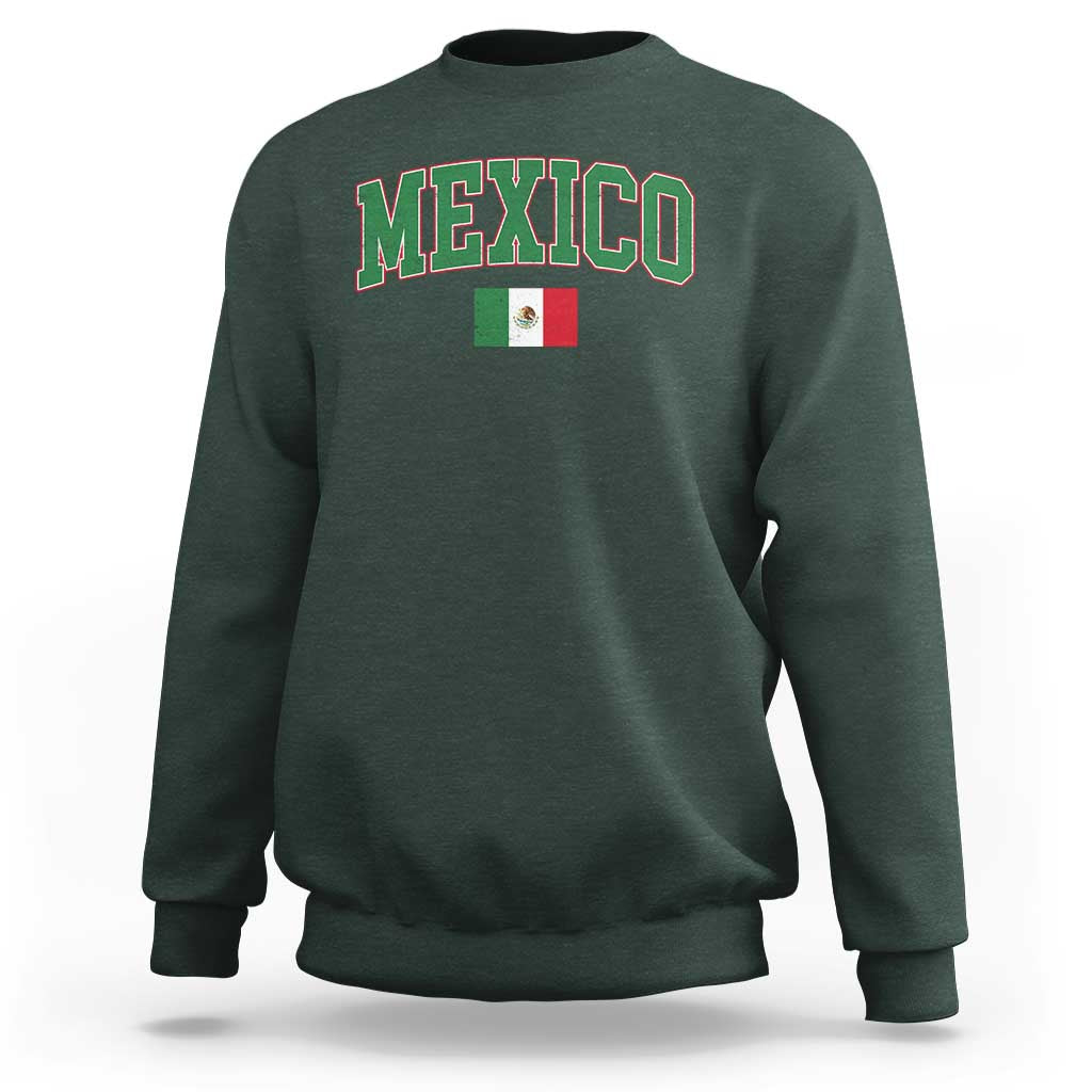 Mexico Flag Vintage Mexican Pride Heritage Sweatshirt