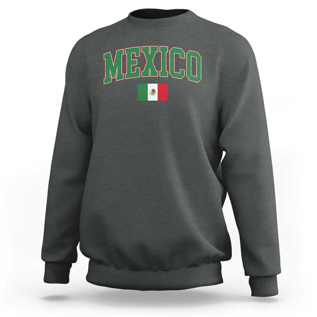 Mexico Flag Vintage Mexican Pride Heritage Sweatshirt