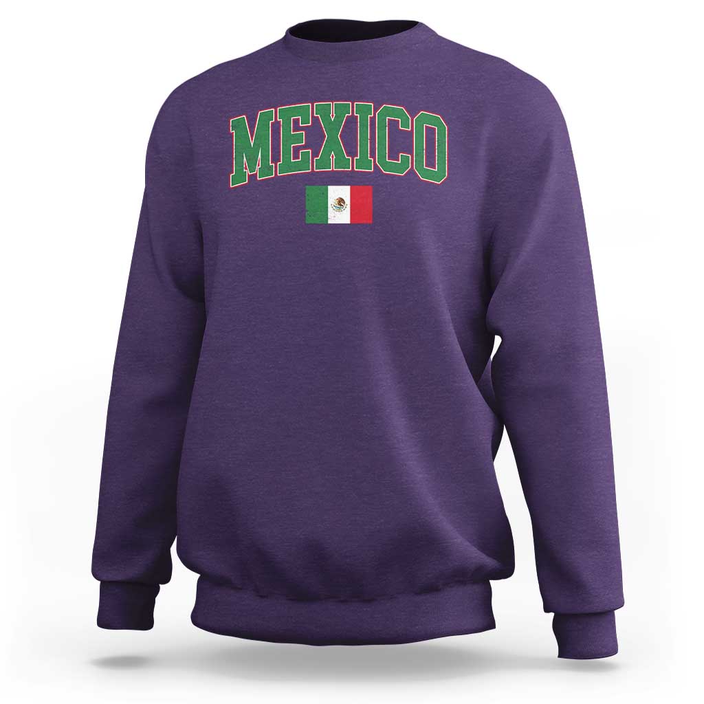 Mexico Flag Vintage Mexican Pride Heritage Sweatshirt