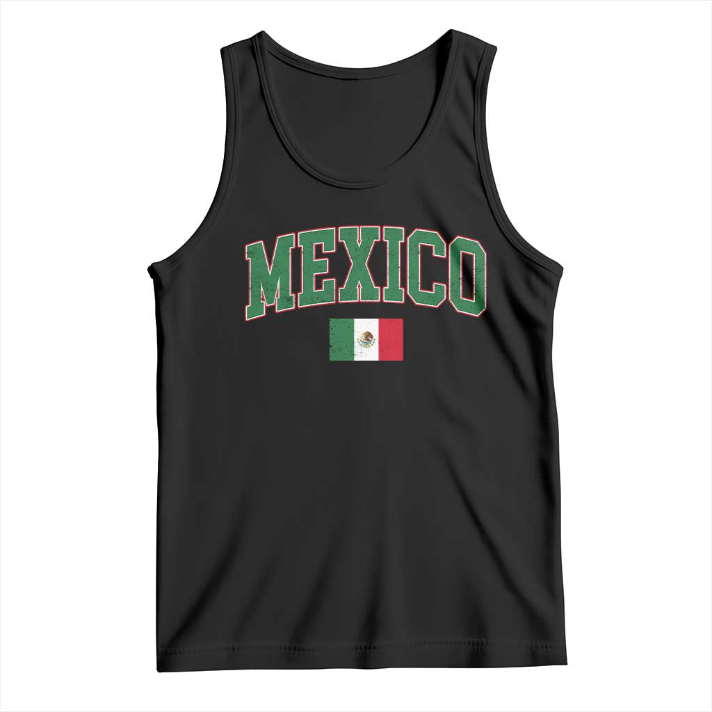 Mexico Flag Vintage Mexican Pride Heritage Tank Top