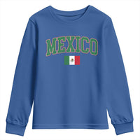 Mexico Flag Vintage Mexican Pride Heritage Youth Sweatshirt
