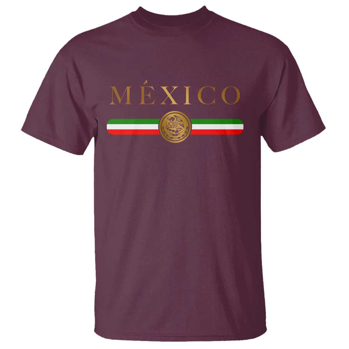 Mexican Heritage Pride T Shirt Mexico Vintage Flag Coat of Arms Graphic
