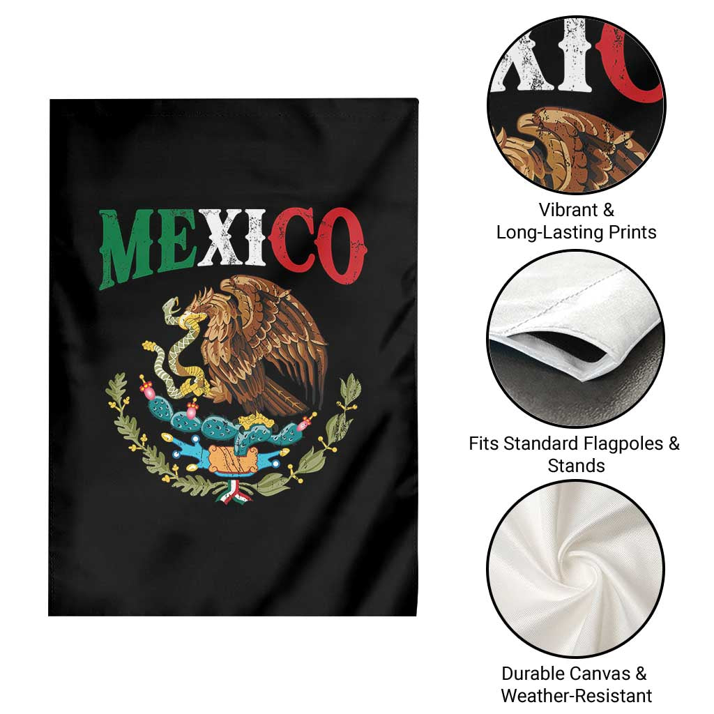 Mexican Coat Of Arms Mexico Vintage Flag Garden Flag