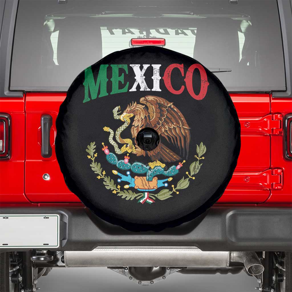 Mexican Coat Of Arms Mexico Vintage Flag Spare Tire Cover