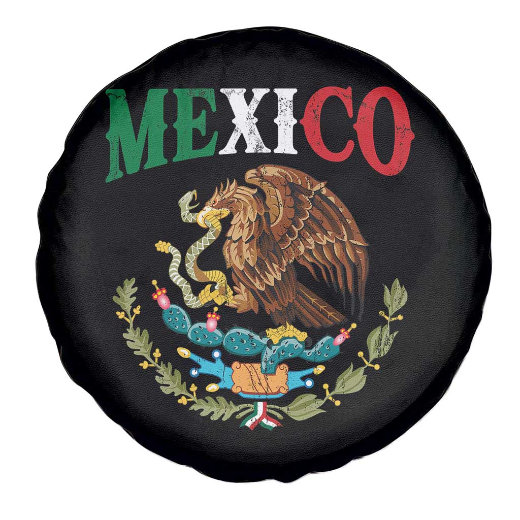 Mexican Coat Of Arms Mexico Vintage Flag Spare Tire Cover