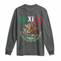 Mexican Coat Of Arms Mexico Vintage Flag Long Sleeve Shirt