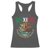 Mexican Coat Of Arms Mexico Vintage Flag Racerback Tank Top