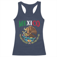 Mexican Coat Of Arms Mexico Vintage Flag Racerback Tank Top