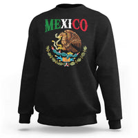 Mexican Coat Of Arms Mexico Vintage Flag Sweatshirt