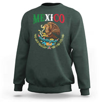 Mexican Coat Of Arms Mexico Vintage Flag Sweatshirt
