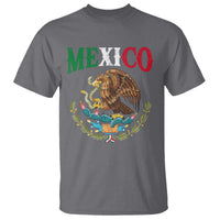 Mexican Coat Of Arms Mexico Vintage Flag T Shirt