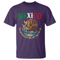 Mexican Coat Of Arms Mexico Vintage Flag T Shirt