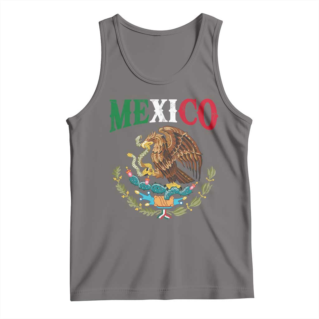 Mexican Coat Of Arms Mexico Vintage Flag Tank Top