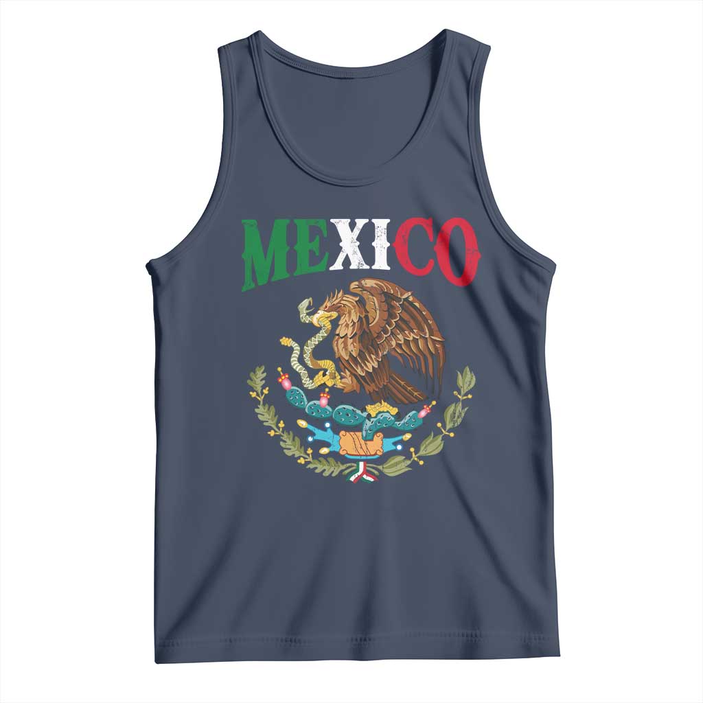 Mexican Coat Of Arms Mexico Vintage Flag Tank Top