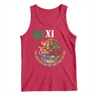 Mexican Coat Of Arms Mexico Vintage Flag Tank Top