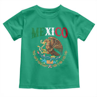Mexican Coat Of Arms Mexico Vintage Flag Toddler T Shirt