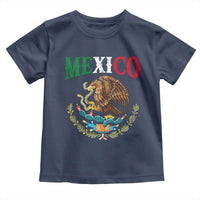 Mexican Coat Of Arms Mexico Vintage Flag Toddler T Shirt