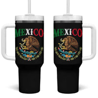 Mexican Coat Of Arms Mexico Vintage Flag Tumbler With Handle