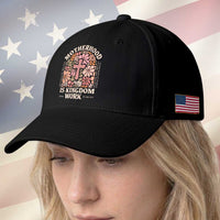 Christian Mom Baseball Cap Motherhood Is Kingdom Work Floral Mother's Day