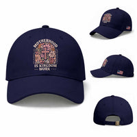 Christian Mom Baseball Cap Motherhood Is Kingdom Work Floral Mother's Day