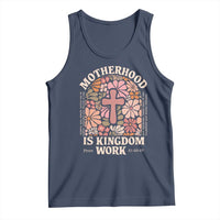 Christian Mom Tank Top Motherhood Is Kingdom Work Floral Mother's Day