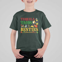 Tequila Tacos And Besties T Shirt For Kid Funny Mexican Fiesta Cinco De Mayo