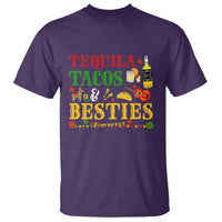 Tequila Tacos And Besties T Shirt Funny Mexican Fiesta Cinco De Mayo