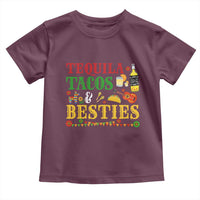 Tequila Tacos And Besties Toddler T Shirt Funny Mexican Fiesta Cinco De Mayo