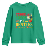 Tequila Tacos And Besties Youth Sweatshirt Funny Mexican Fiesta Cinco De Mayo