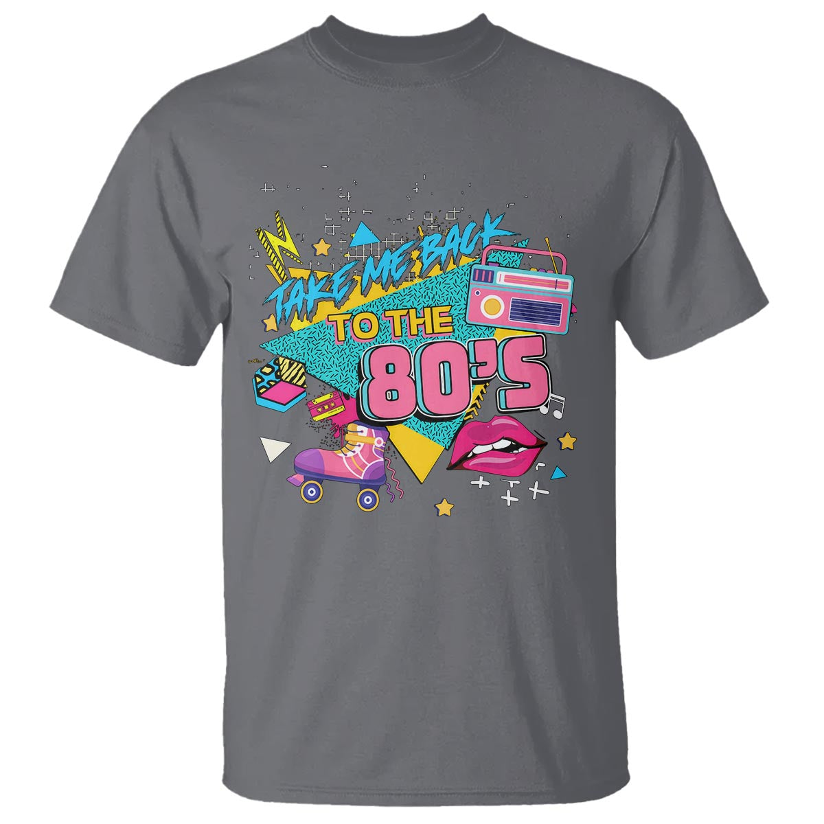 Back To 80s T Shirt Retro Vintage 80's Eighties Costume Party - Wonder Print Shop