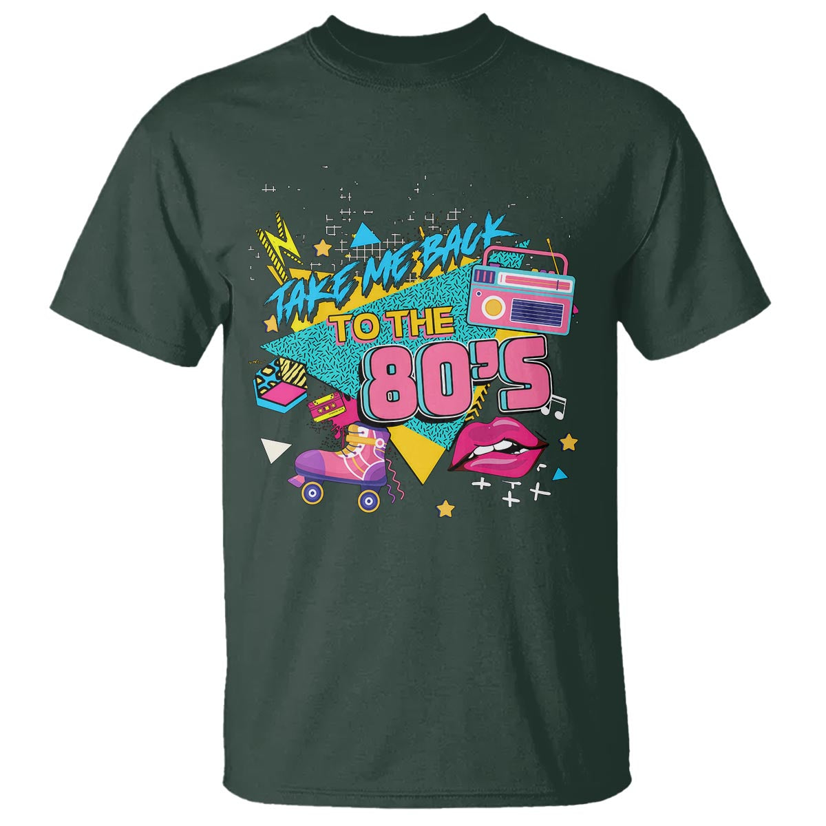 Back To 80s T Shirt Retro Vintage 80's Eighties Costume Party - Wonder Print Shop