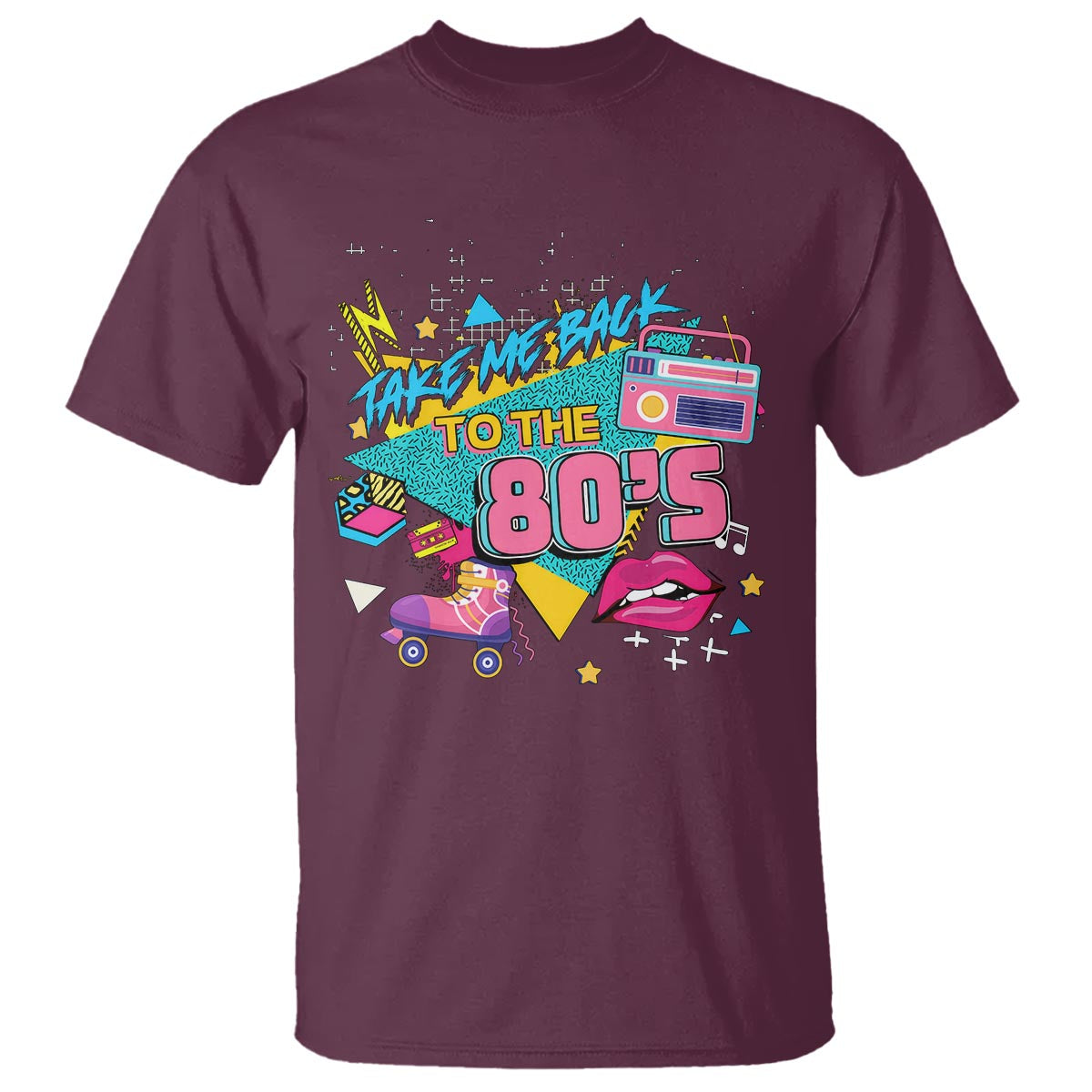 Back To 80s T Shirt Retro Vintage 80's Eighties Costume Party - Wonder Print Shop
