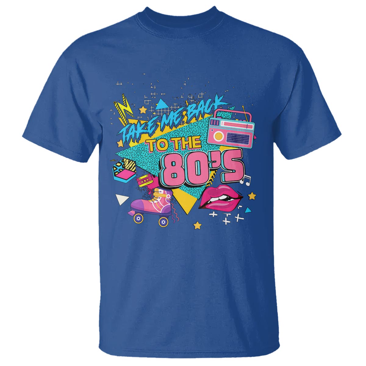 Back To 80s T Shirt Retro Vintage 80's Eighties Costume Party - Wonder Print Shop